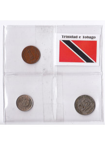 Trinidad e Tobago Set composto da 1 - 10 - 25 cents circolate